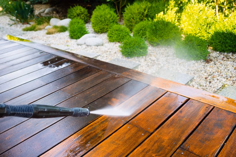 Deck cleaning