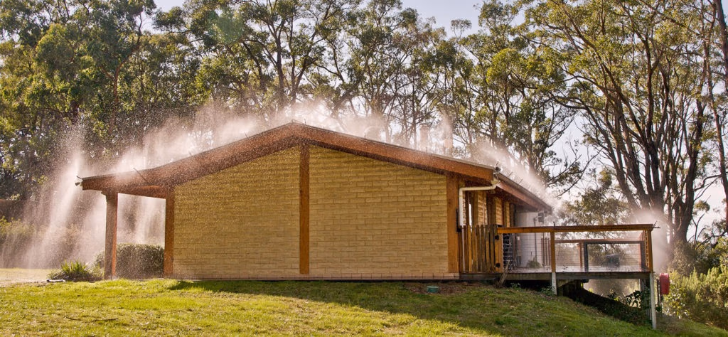 Rooftop sprinklers
